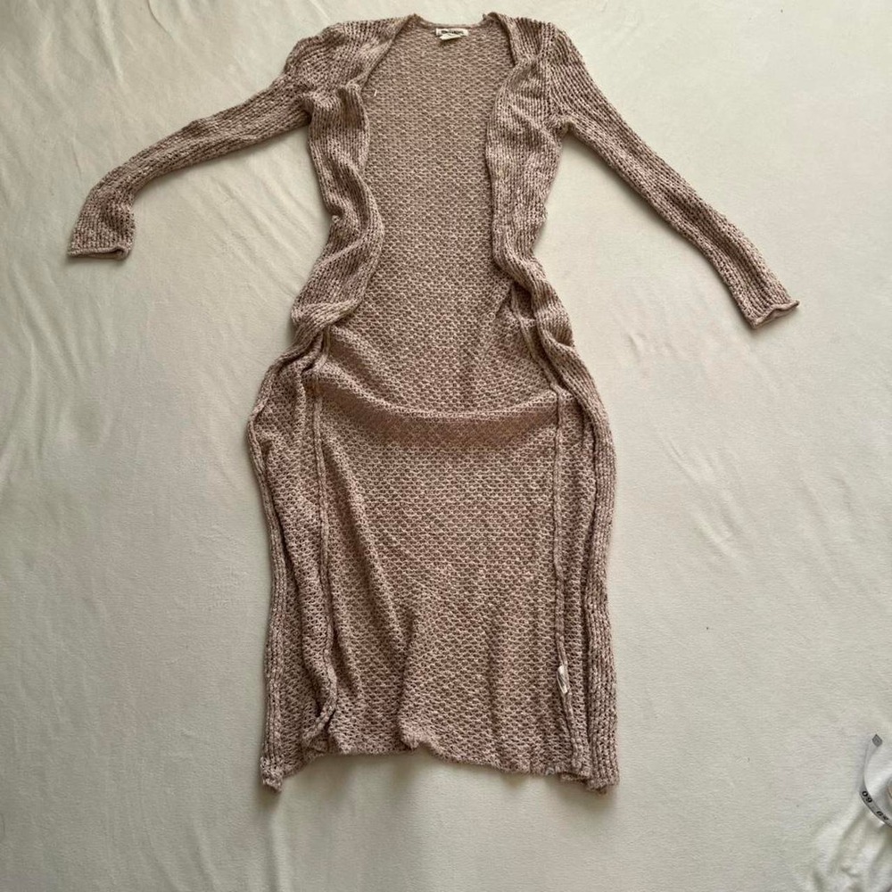 Boho Hippie Western Indie Grunge Knitted Fairy Festival Long Cardigan Billabong